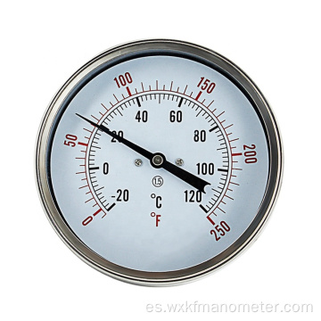 Guígues del termómetro bimetálico de acero inoxidable de 2.5 pulgadas
